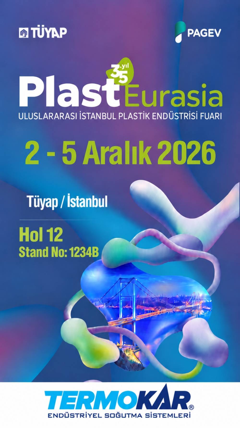Termokar Chillers Plast Eurasia İstanbul 2026 Fuarı’nda!